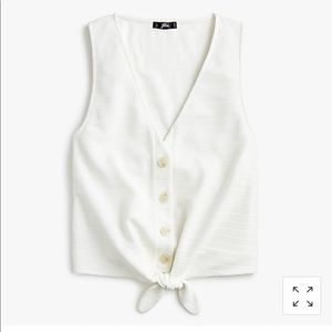 J Crew Button up Tank Top